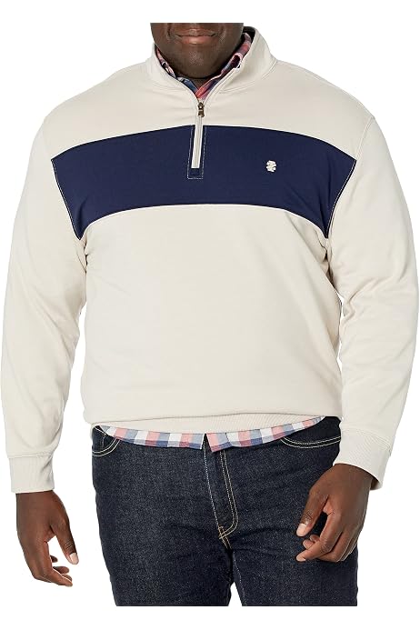 Quarter Zip Fleece Pullover Sweatshirt 