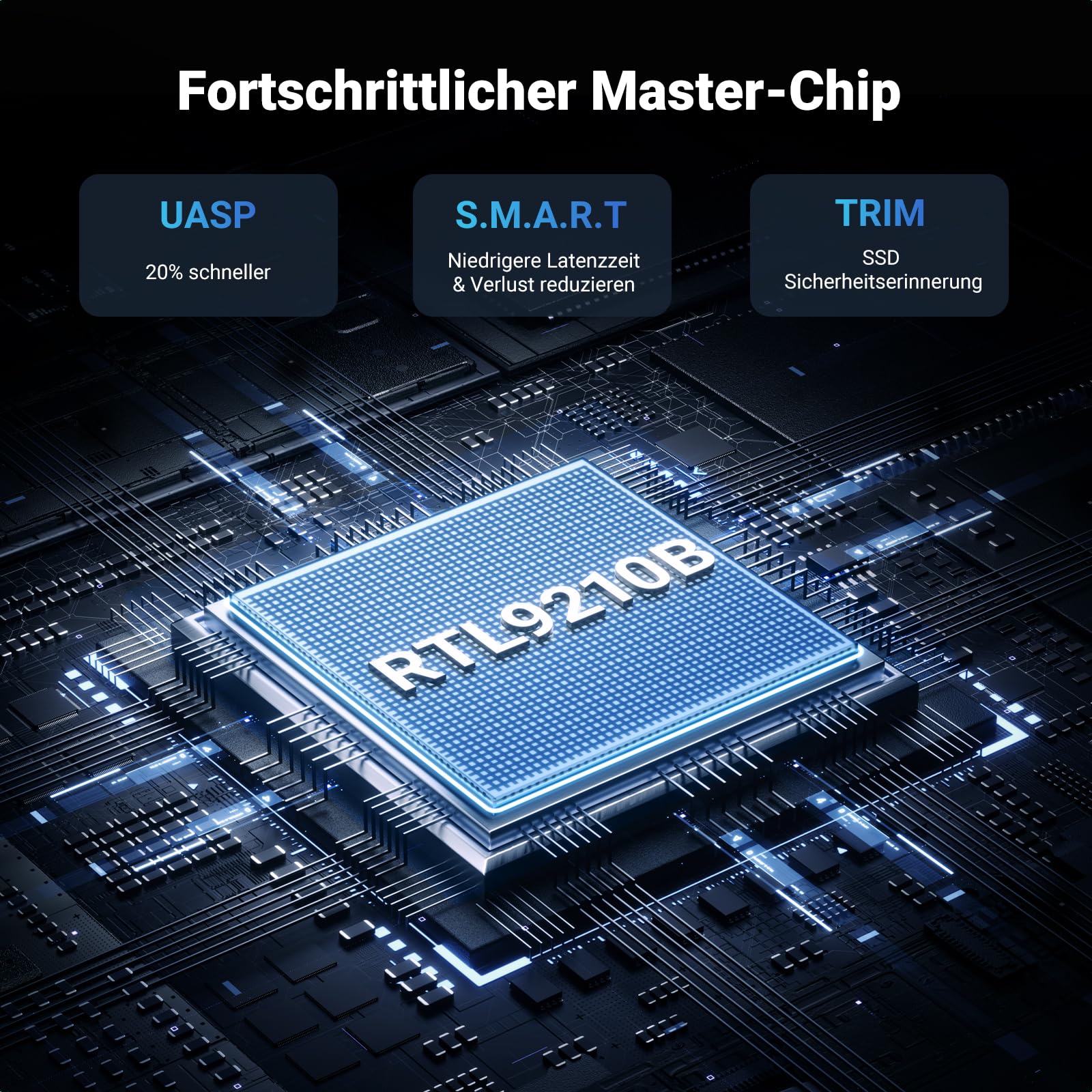 UGREEN M2 SSD Gehäuse, NVME SATA M.2 SSD Gehäuse USB 3.2 GEN 2 10Gbps, NVME Gehäuse für M-Key und B&M-Key, kompatibel mit 970 EVO Plus, 760P usw 5