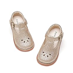 Felix & Flora Toddler Little Girl Glitter Gold Mary