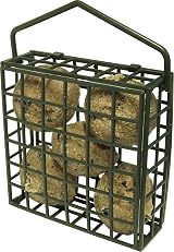 Green Jem Plastic Dual Suet Scraps Wild Bird Feeder Easy Fill Clean view 6