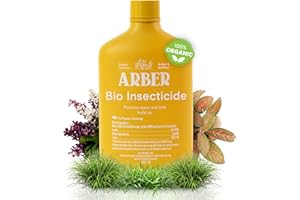 ARBER Organic Insecticide Liquid Concentrate – Plant Spray for Indoor & Outdoor Use – Controls Fungus Gnats, Aphids, Whiteflies, Mealybugs & Spider Mites – Houseplant & Garden Insect Killer, Fast-Acting