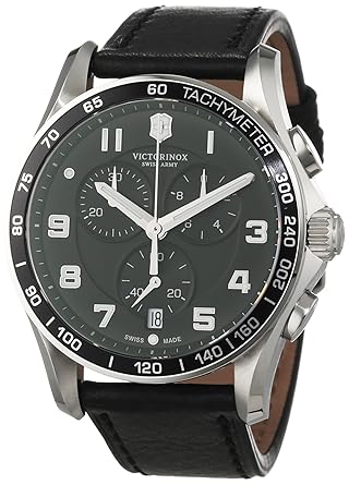 Victorinox Chrono Classic Analogue Black Dial Mens Watch - 241651