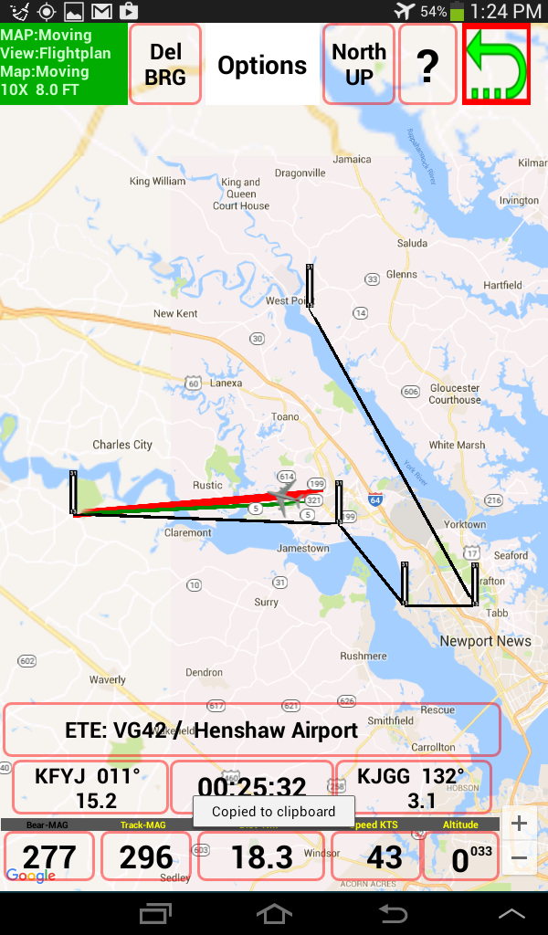 GPS VFR Airplane Worldwide Navigation