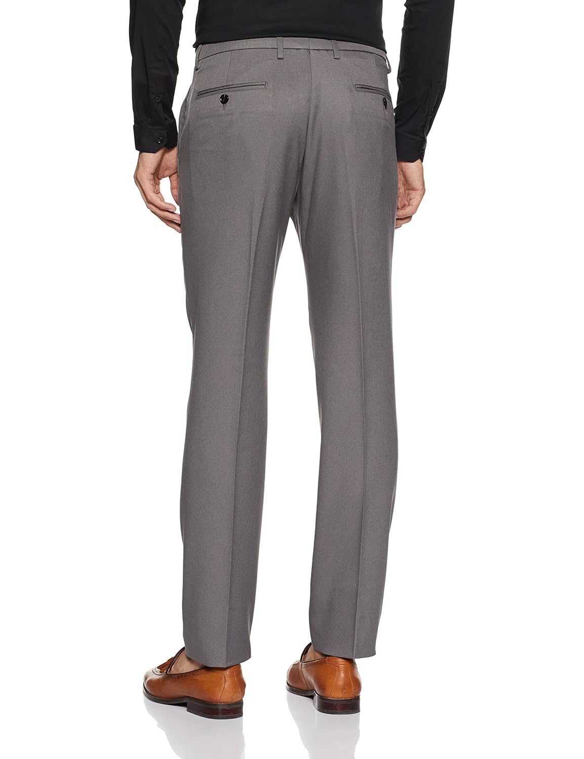 arrow men's pleat-front formal trousers
