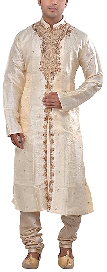 Men's Cotton Silk Kurta Pyjama