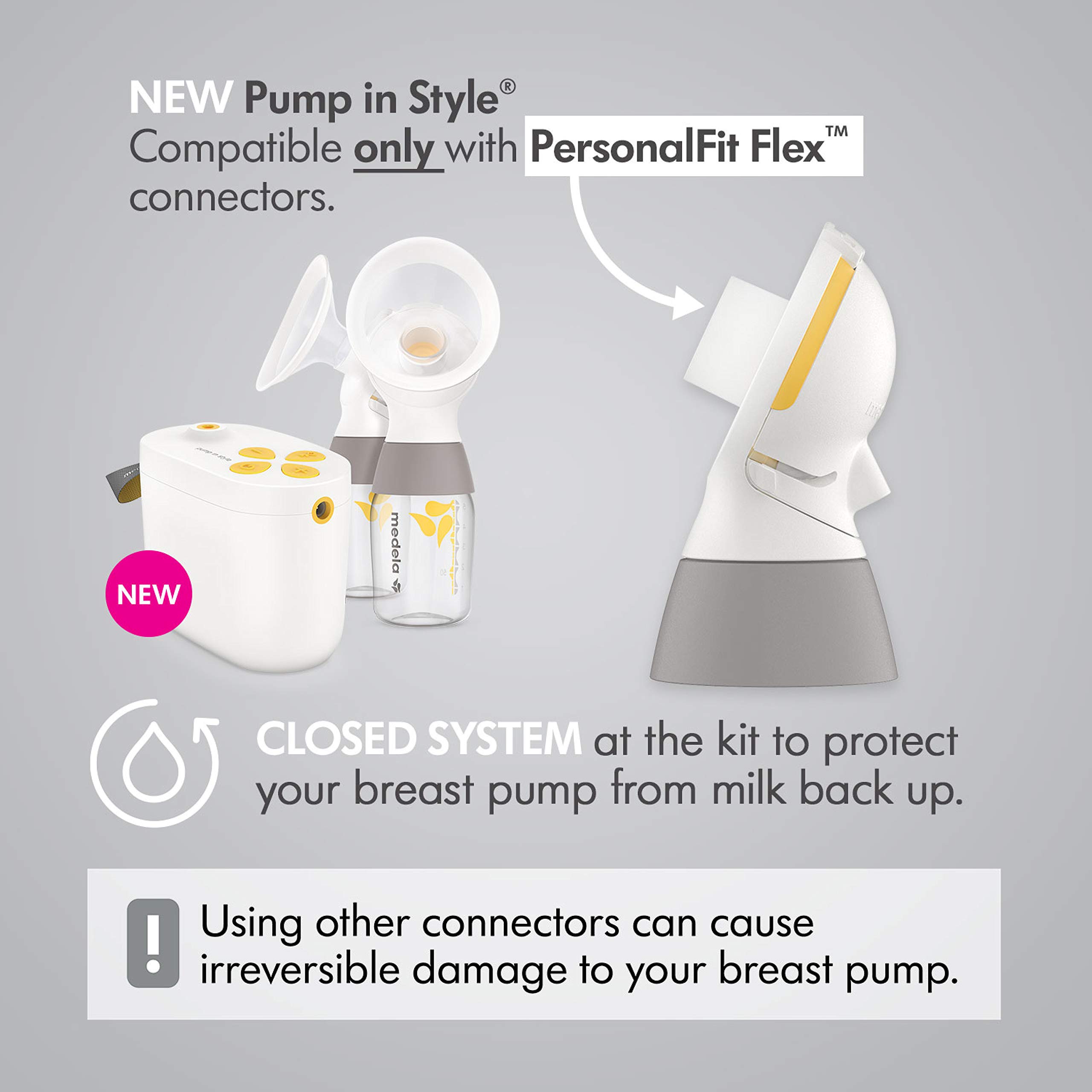 New Medela Pump in Style with MaxFlow, Electric Breast Pump Closed