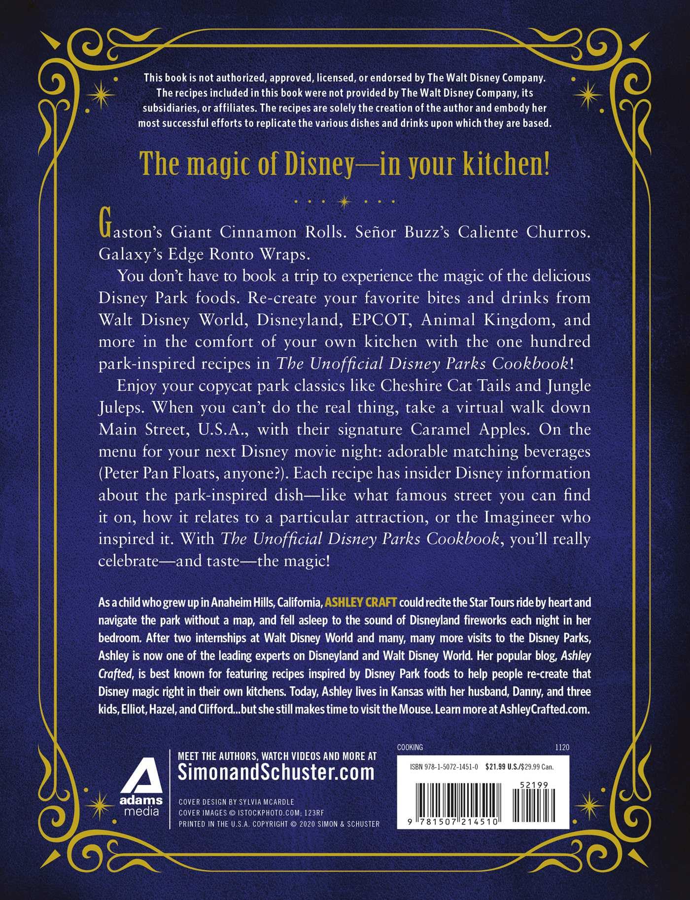 The Unofficial Disney Parks Cookbook: From Delicious Dole Whip to Tasty Mickey Pretzels, 100 Magical Disney-Inspired Recipes (Unofficial Cookbook Gift Series) The Unofficial Disney Parks Cookbook: From Delicious Dole Whip to Tasty Mickey Pretzels, 100 Magical Disney-Inspired Recipes (Unofficial Cookbook Gift Series) Hardcover Kindle Spiral-bound