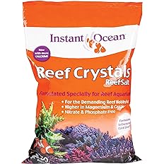 Instant Ocean Reef Crystals Reef Salt for Reef Aquariums, 50 Gallons