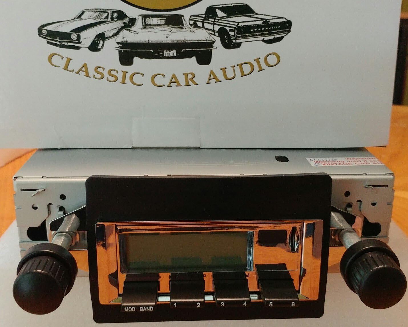 1973-1986 Chevrolet Truck Bluetooth enabled High power AM/FM Stereo Radio KHE300 USB Flash, Aux, Mini SD Inputs