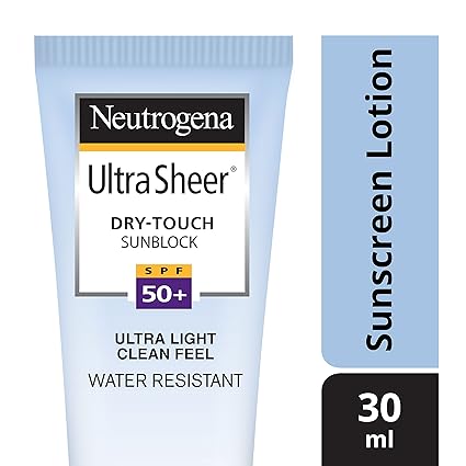 Neutrogena Ultra Sheer Dry Touch Sunblock (SPF 50+ Sunscreen)  30ml