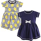 Luvable Friends Touched by Nature Short-Sleeve Dresses 2pk