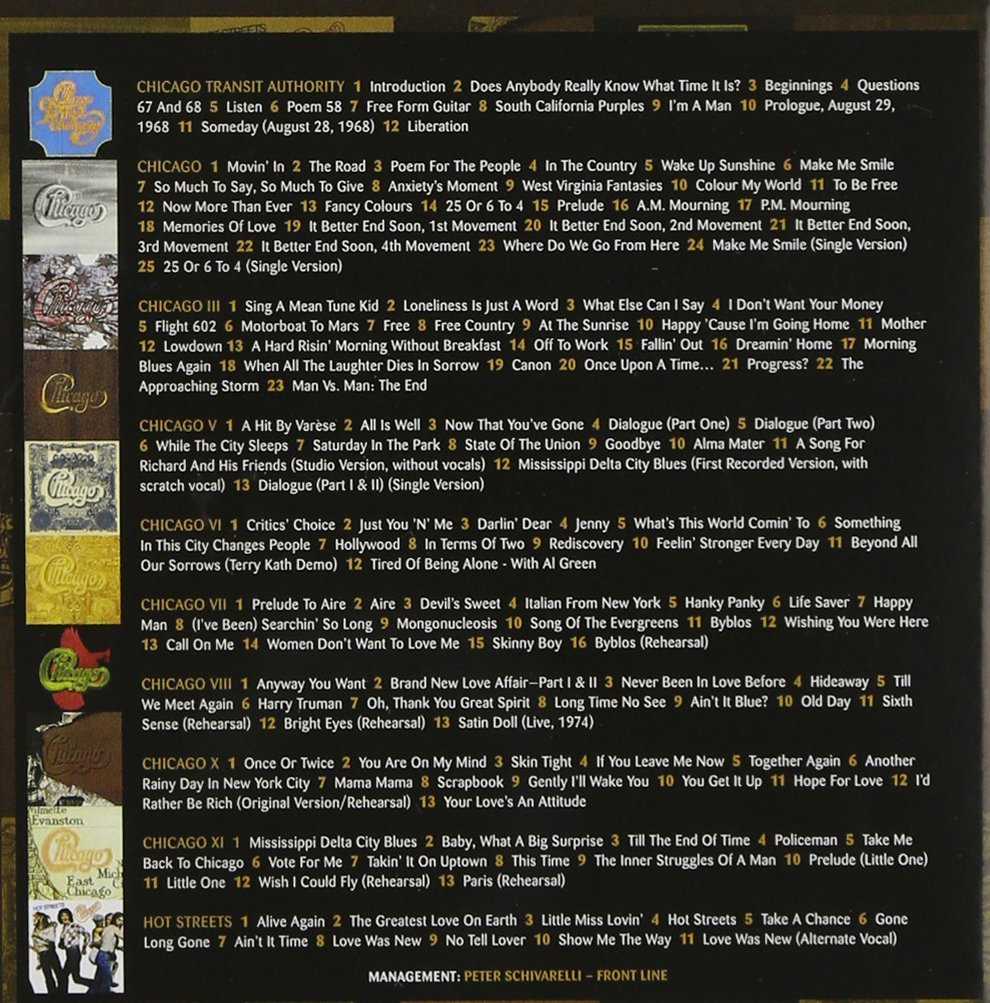Chicago Peter Cetera Chicago Complete Studio Albums Vol I And Ii Greatest Hits Chicago 20 Cd Studio Album Bundling Amazon Com Music