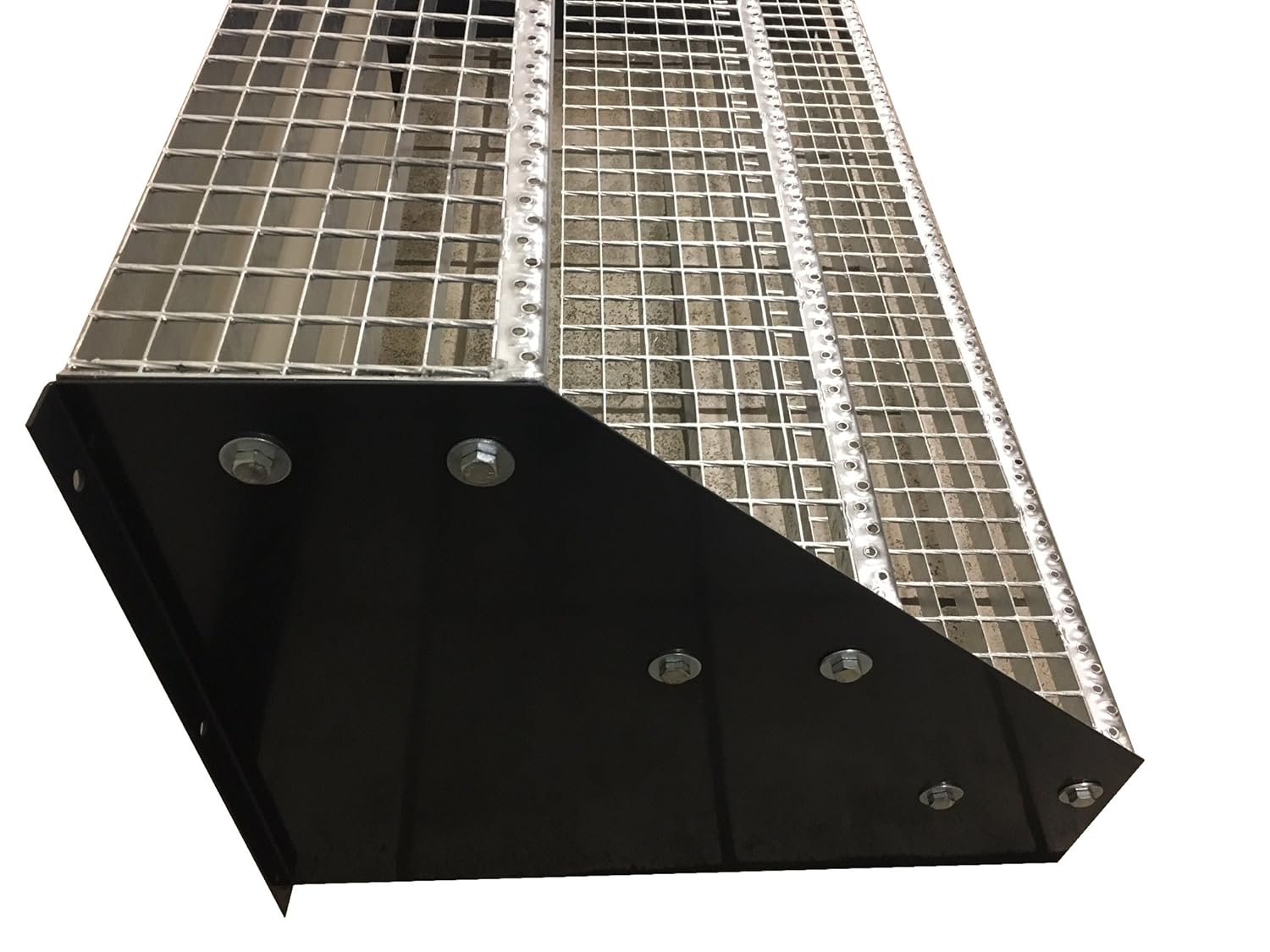 3 Stufen Standtreppe Stahltreppe Freistehend Breite 60cm H ouml he 63cm