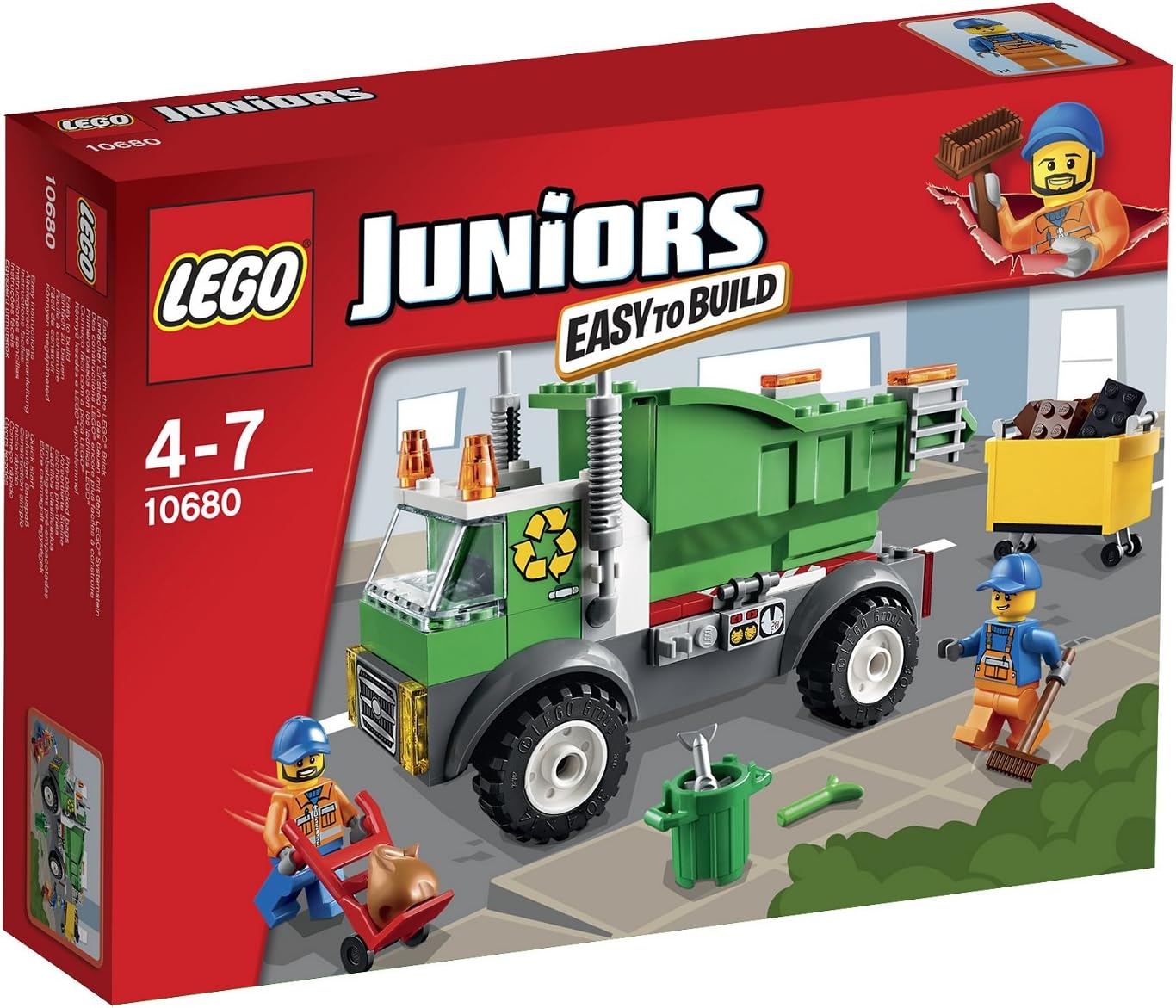 Amazon レゴ Lego ジュニア ゴミ収集車 ブロック おもちゃ