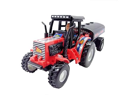 TOYMANIA Pull Back Water Tanker Tractor Toy for Kids.