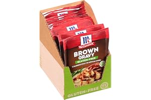 McCormick Brown Gravy Mix Gluten Free .88oz (12 Packets) by McCormick