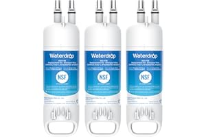 Waterdrop EDR1RXD1 Replacement for Everydrop® Filter 1, W10295370A, EDR1RXD1B, P8RFWB2L, P4RFWB, Kenmore® 46-9081, 46-9930, WD-F38 Refrigerator Water Filter, 3 Pack