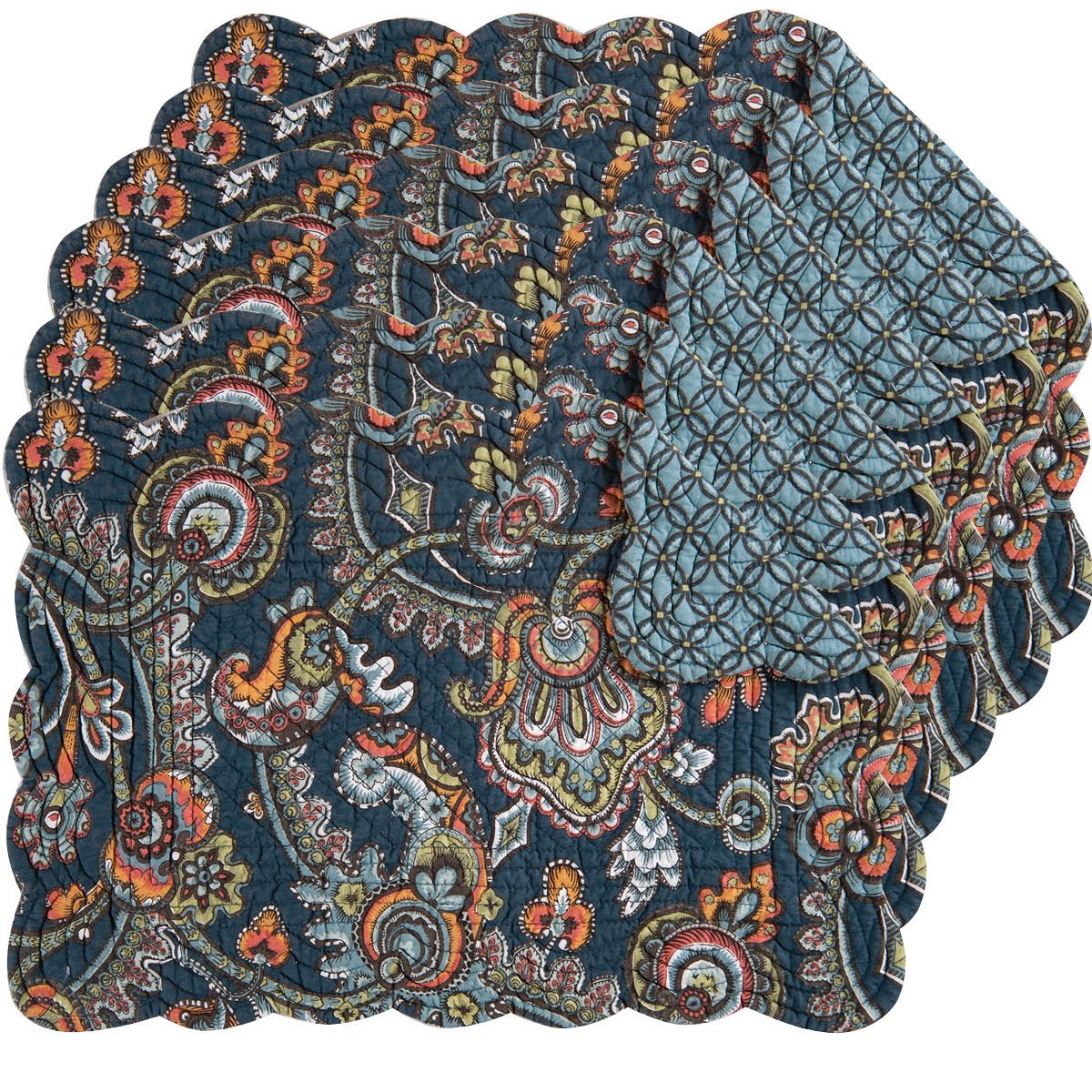 Middleton 13x19 Quilted Rectangular Placemat Set of 6 8246539421 eBay