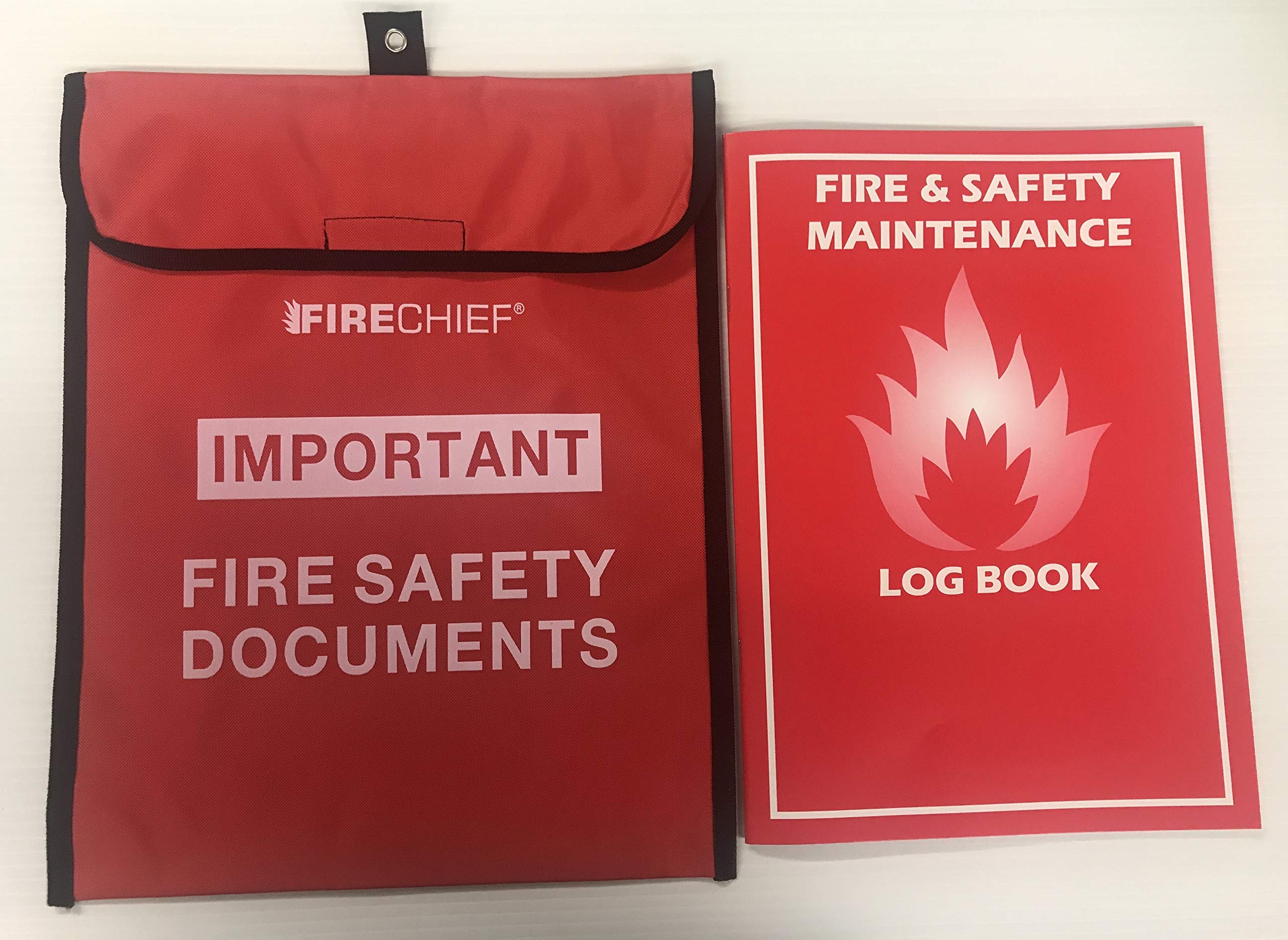 Fsss ltd fire safety document holder with a4 log book fabric compliant landlord retail health & safety