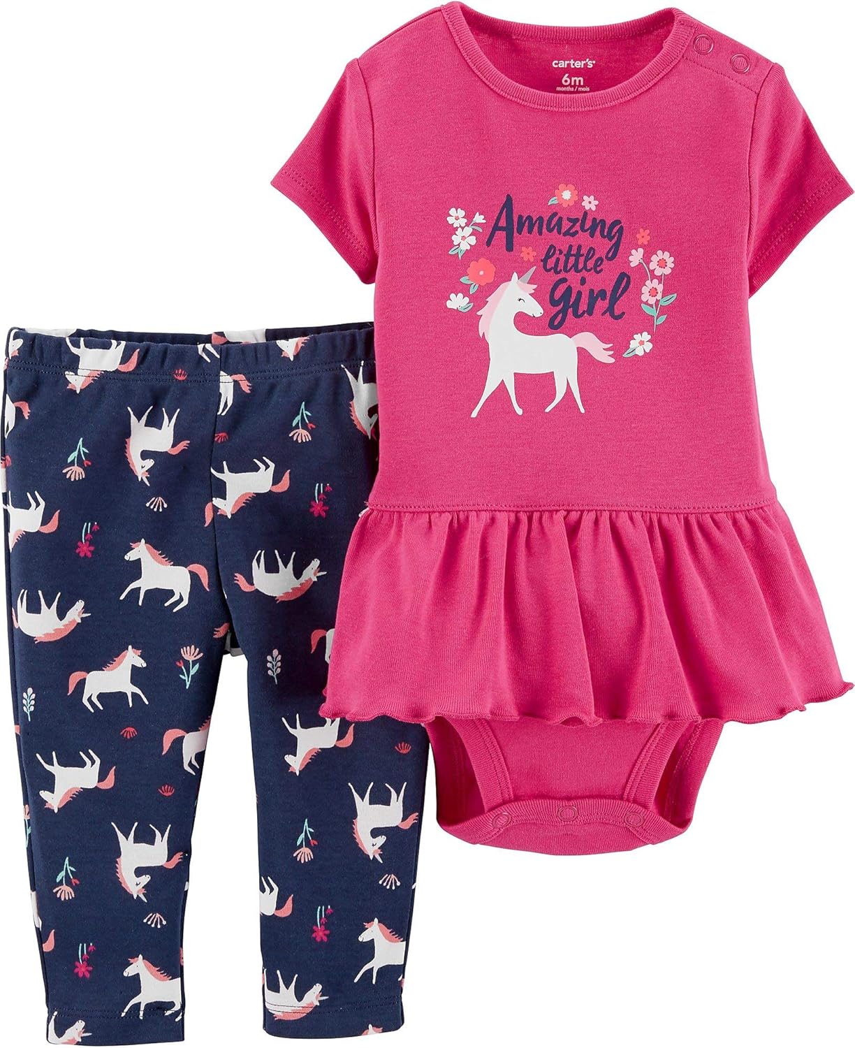 baby girl peplum bodysuit