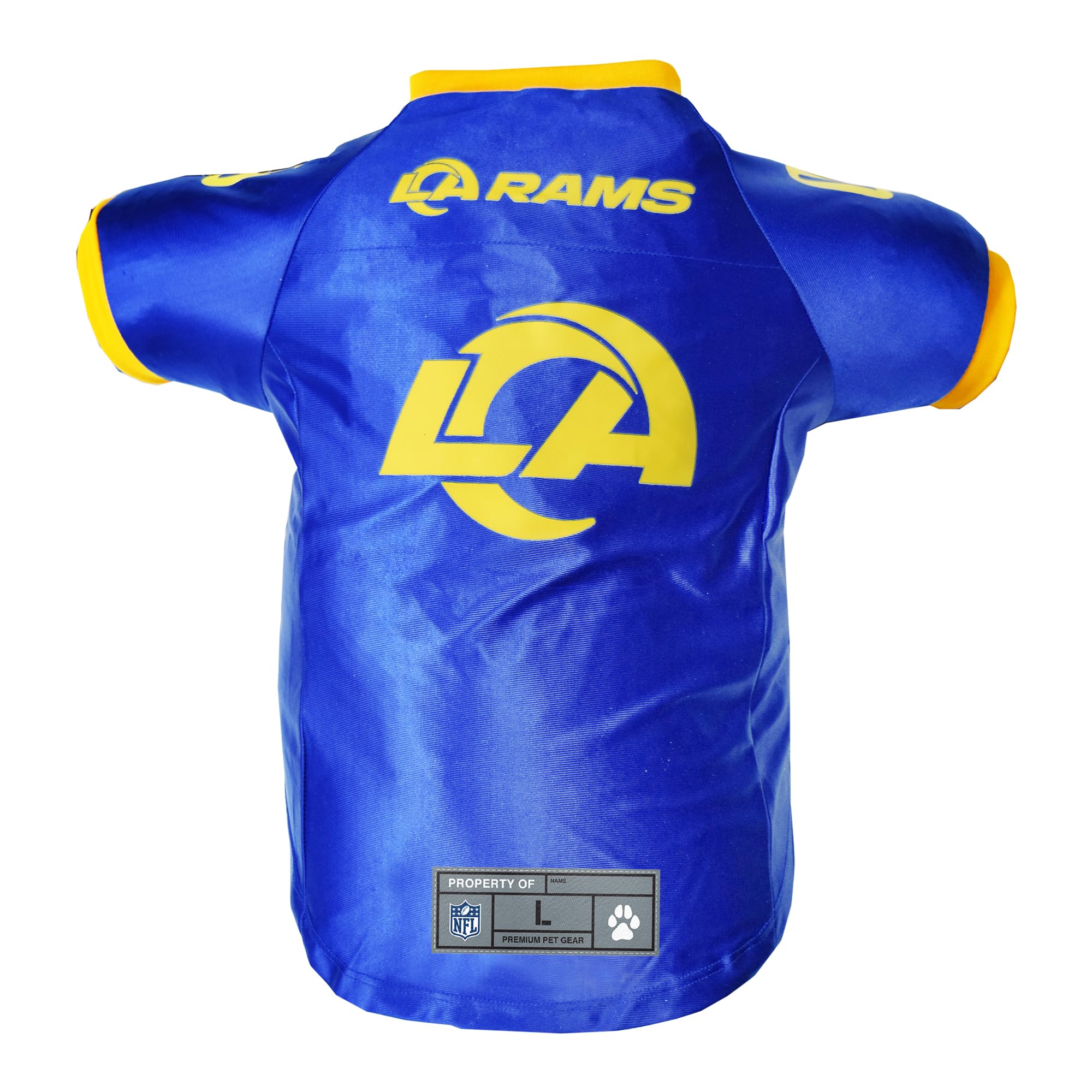 Littlearth NFL Los Angeles Rams Premium Pet Jersey, Team Color, X-Small Image