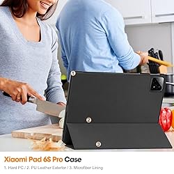 Suttkue for Xiaomi Pad 6S Pro Case,high qualit Hard