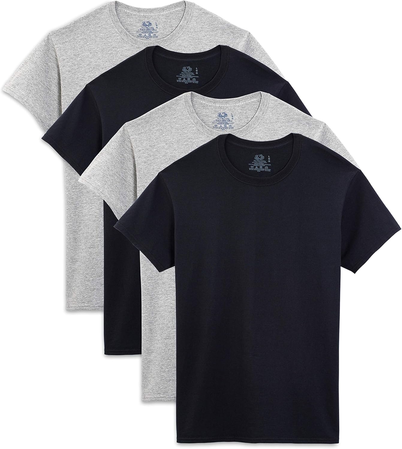 Fruit of the Loom Men's Crew Neck T-Shirt Multipack: Clothing