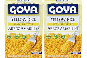 VALUBNDL: Goya Yellow Spanish Rice Seasoned Mix (Bulk 2-Pack) – 396g Total (198g Boxes) – Authentic Savory Latin Side Dish – 