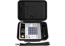 Geekria Hard Shell Travel Case Compatible with Akai Professional MPC Sample Portable Groovebox, Audio Sampler Carrying Bag (Black)