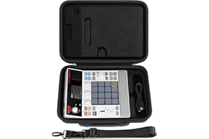 Geekria Hard Shell Travel Case Compatible with Akai Professional MPC Sample Portable Groovebox, Audio Sampler Carrying Bag (B