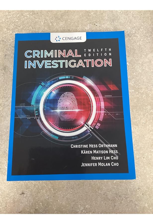 Amazon.com: Criminal Investigation (MindTap Course List