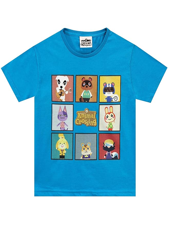 Buy Animal Crossing Boys T-Shirt Blue 6 at Amazon.in