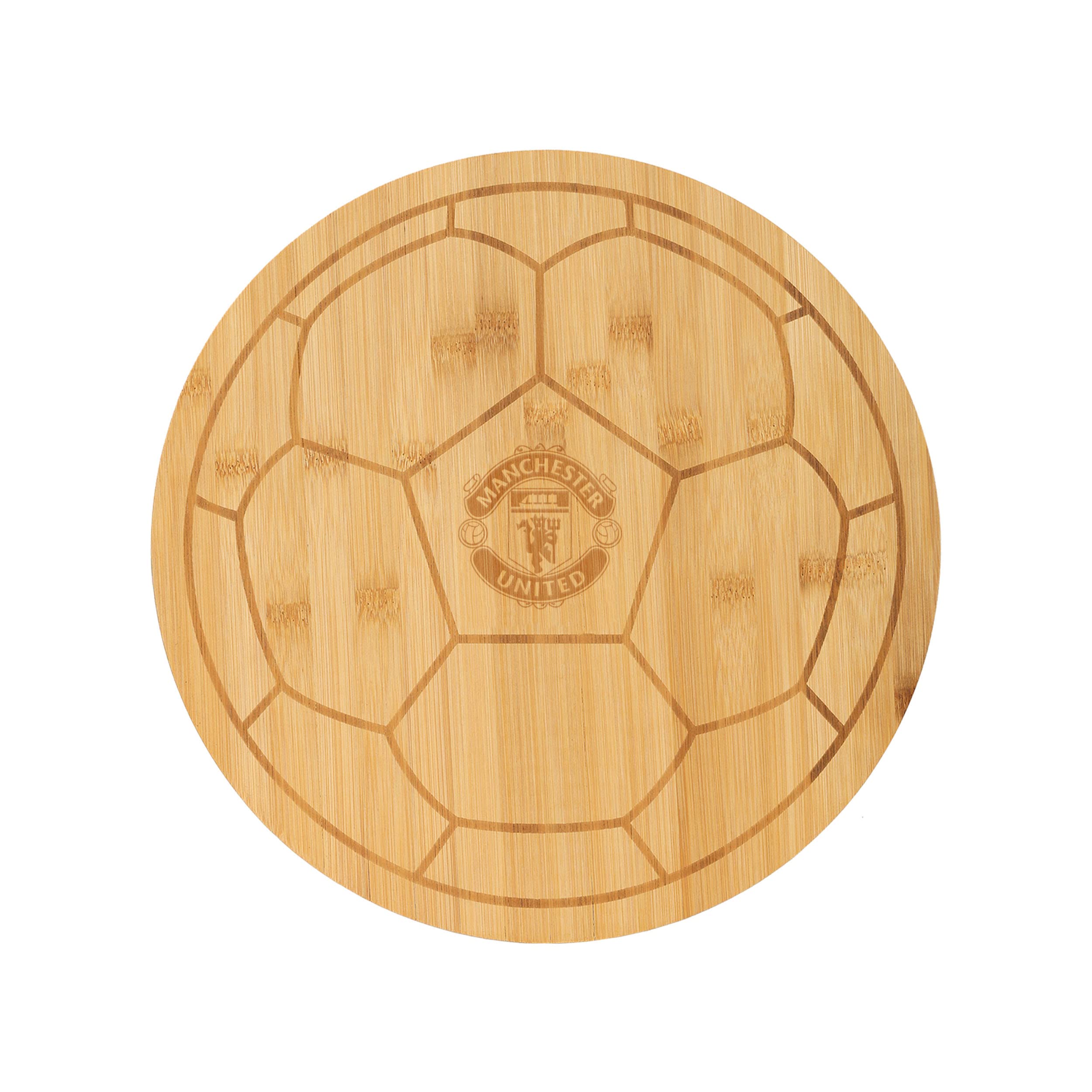 FOCO Officially Licenced Manchester City FC Football Cheese Charcuterie Bamboo Platter Serving Board