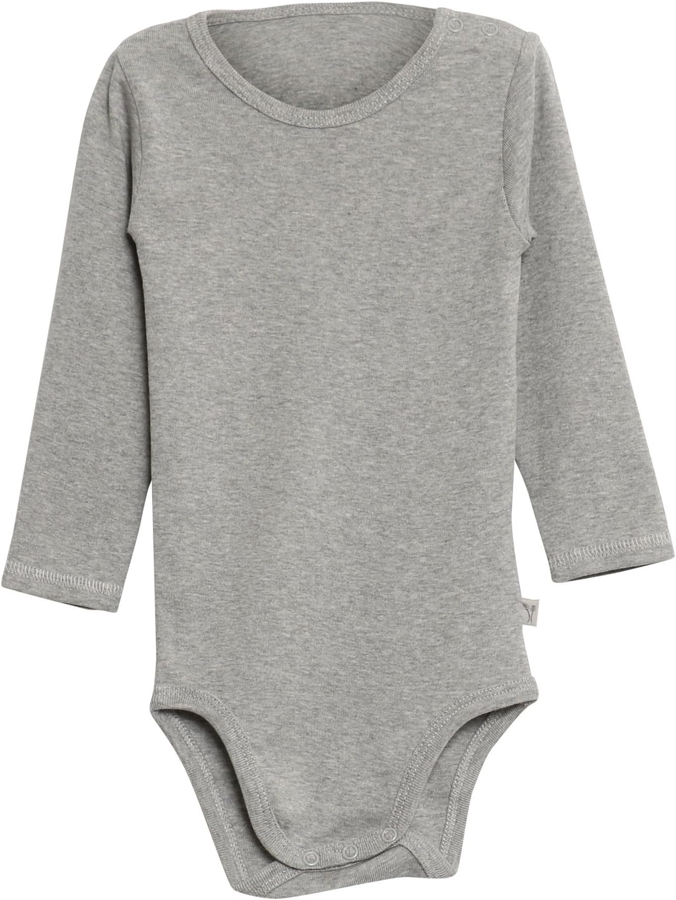 Wheat Baby Boys' Langarmbody Plain Aus Organic Cotton Bodysuit