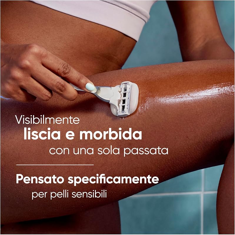 Pro Comfortglide Sensitive Lamette Donna, Confezione da 10