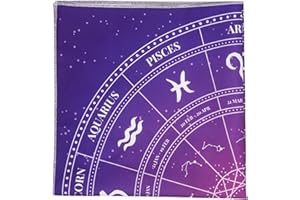 Generic Astrology Divination Tablecloth 49x49cm Tarot Tapestry Mandala Pattern for Tarot Card Reading