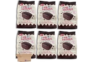 Tribeca Curations | Mr. Brownie Individually Wrapped Chocolate Brownies Value Pack | 8 Count Bag | Pack of 6 (48 Total Brownies)