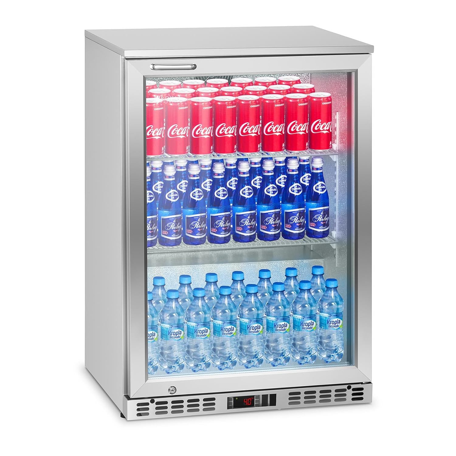 Royal Catering Nevera Expositora De Bebidas RCGK-W138 (138 L, 150 ...