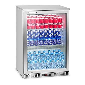 Royal Catering Nevera Expositora De Bebidas RCGK-W138 (138 L, 150 ...