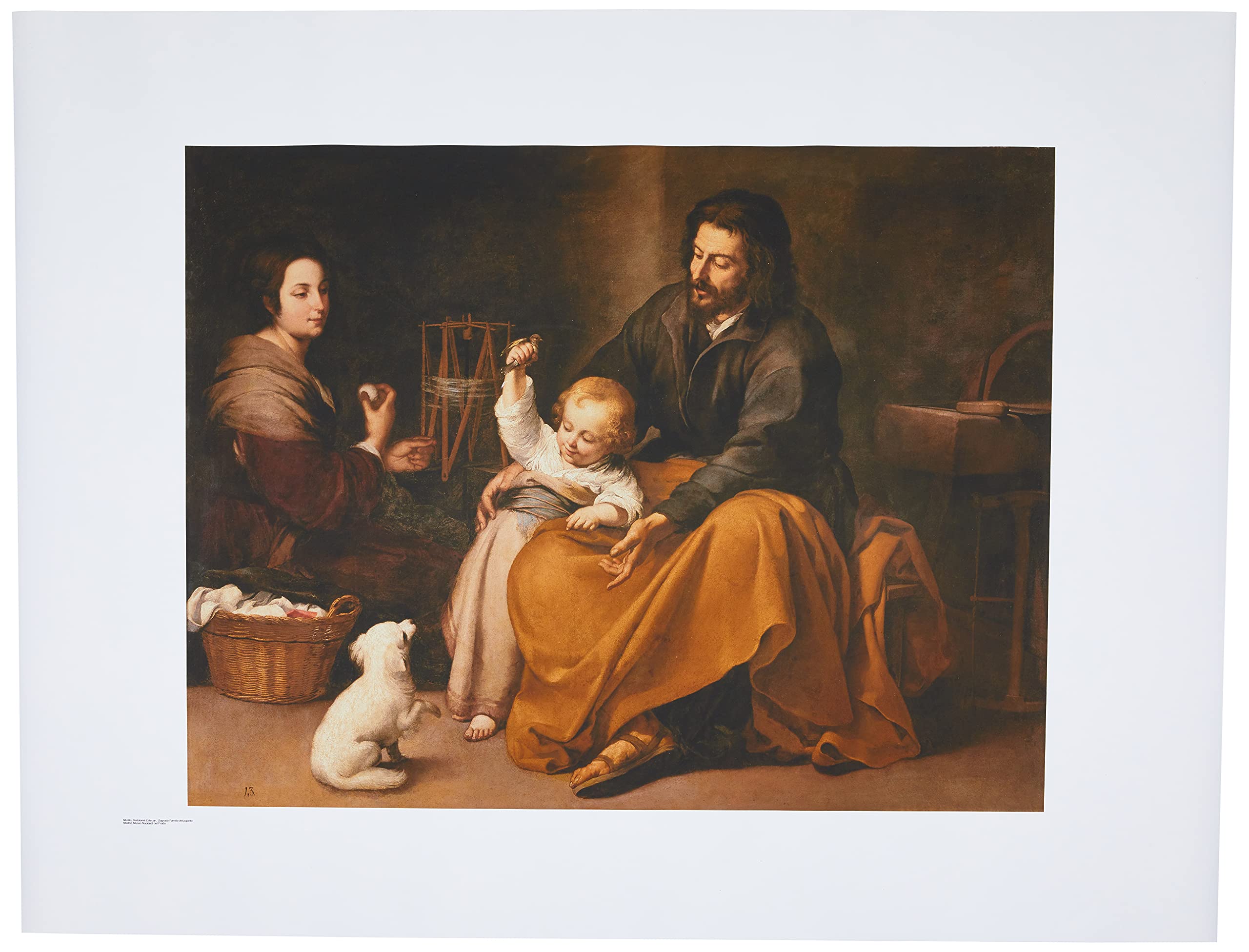 Official Reproduction of the Prado Museum "Sagrada Familia del Birito"