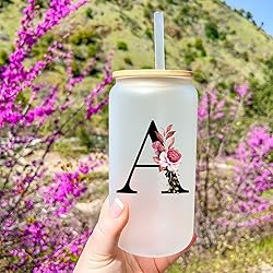 Personalized Gifts for Women, Monogrammed Frosted
