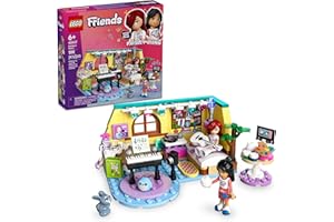 LEGO Friends Paisley's Room Building Toy - Pretend Play Set for Kids, Girls and Boys, Ages 6+ - with 2 Minidolls, Pet Bunny Figure, and Plushie-Style Piece - Gift Idea for Birthdays - 42647