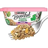 Purina Beneful Freshly Prepared Blends Wet Dog Food With Salmon, Sweet Potatoes, Brown Rice and Spinach - (Pack of 8) 10 oz. Tubs