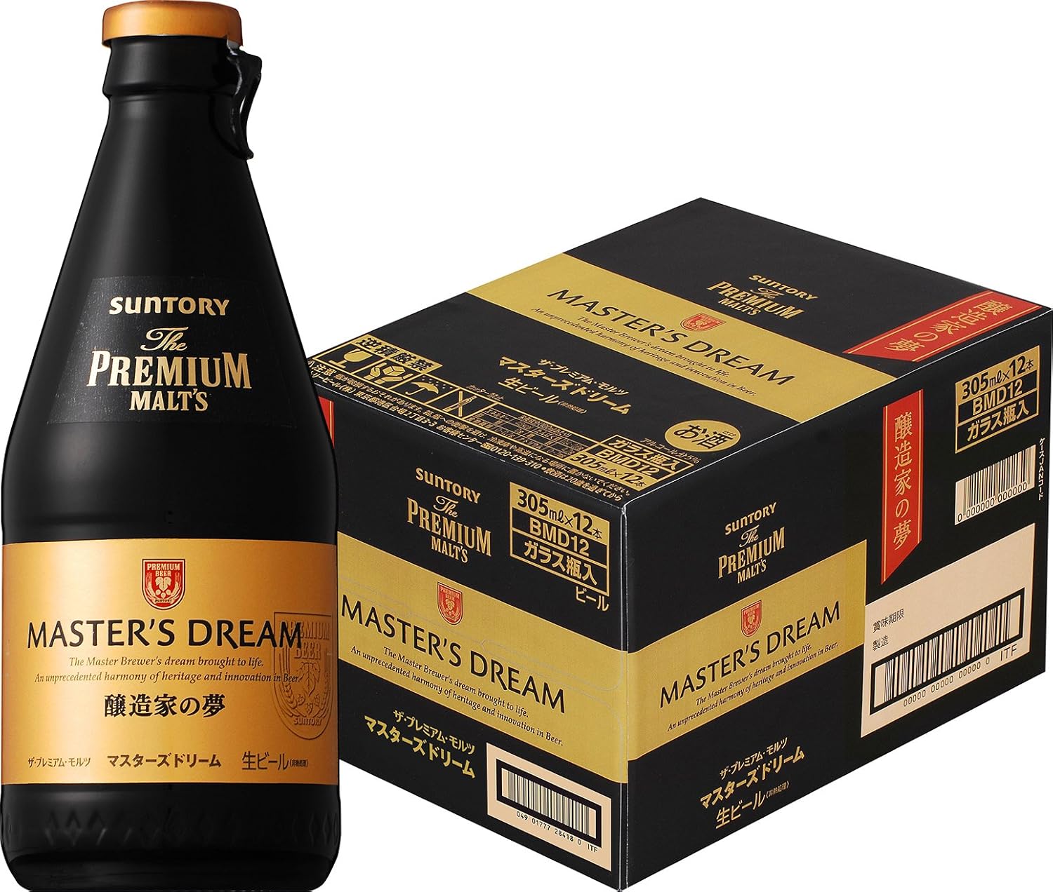 Amazon Co Jp サントリー ザ プレミアム モルツ マスターズドリーム 305ml 12本 食品 飲料 お酒
