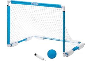 Franklin Sports Water Polo Goal Set - Floating Goal - Pool Water Polo Net + Inflatable Water Polo Ball - Large 40" x 30" Goal