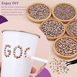TINKRSTUFF Resin Jelly Rhinestones for Crafting