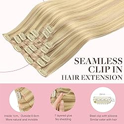 GOO GOO Clip in Hair Extensions Real Human