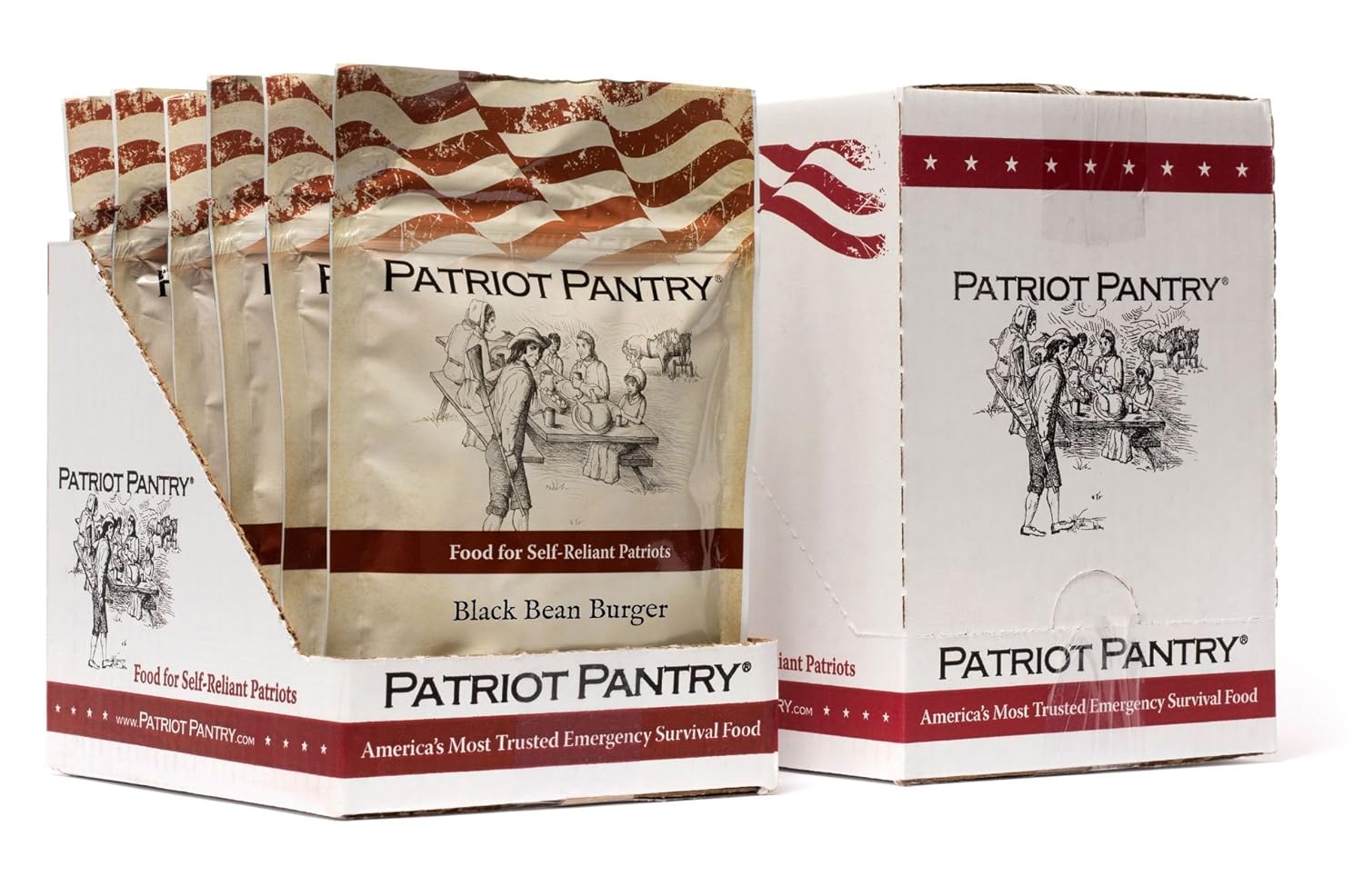 Amazon Com Patriot Pantry Black Bean Burger Mix Case Pack