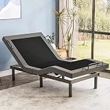 OTDMEL Twin XL Adjustable Bed Frame with Adjustable Legs, Electric Bed Base Frame with Wireless Remote, 3 Retainer Bars, Zero Gravity & Anti-Snore, Twin XL