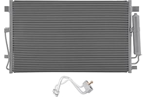 OCPTY AC Condenser Compatible with 2007-2018 for Nissan Altima | 2009-2014, 2016-2018 for Nissan Maxima, Replace 4128, 4128C, CN 4128PFC, 940672 Condensers Air Conditioning Condenser